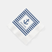 航海のいかりロストライプのップボート名カクテル 縁ありカクテルナプキン (角)