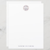 航海のいかりロパーソナライズされたゴ紙シート (正面/裏面)