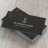 航海のいかりヴィンテージグランジダーク 名刺