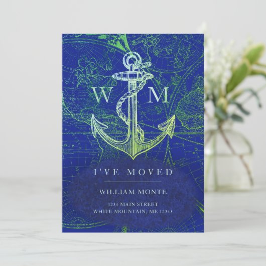 航海のいかりヴィンテージワールドマップ移動 案内状 (スタンド正面)