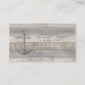 航海のいかり付き 名刺 (裏面)