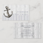 航海のいかり付き 名刺 (正面/裏面)