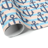 航海のいかり包装紙 ラッピングペーパー (ロールコーナー)