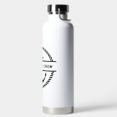 航海のいかり及びロープ割りモノグラム ウォーターボトル (左面)