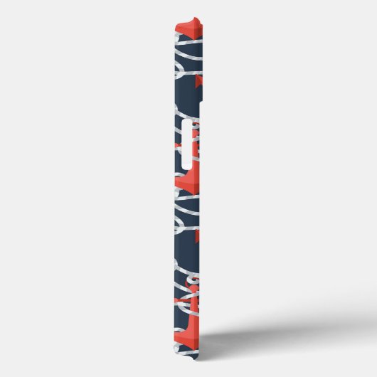 航海のいかり及び縄模様 Case-Mate iPhoneケース (裏面 / 右)