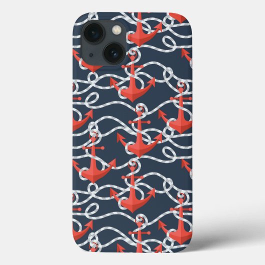 航海のいかり及び縄模様 Case-Mate iPhoneケース (裏面)