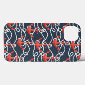 航海のいかり及び縄模様 Case-Mate iPhoneケース (裏面 (横))