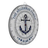 航海のいかり名のカスタム ダーツボード (正面左)