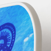 航海のいかり名パーソナライズされたのカスタマイズ ピックルボールラケット (左詳細)