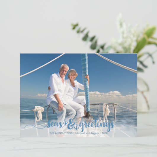 航海のいかり季節のごあいさつ | 1枚の写真 シーズンカード (スタンド正面)