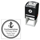 航海のいかり差出人住所 セルフインキングスタンプ (インサイチュ)