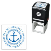 航海のいかり差出人住所 セルフインキングスタンプ (インサイチュ)