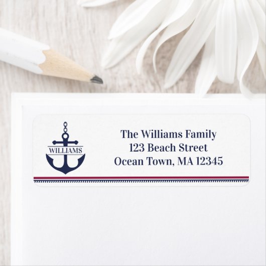 航海のいかり差出人住所 ラベル (インサイチュ)