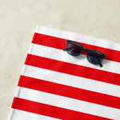 航海のいかり愛国者のファーストメイト名の追加 ビーチタオル (インサイチュ)