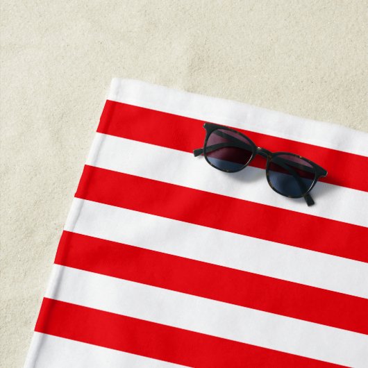 航海のいかり愛国者のファーストメイト名の追加 ビーチタオル (インサイチュ)