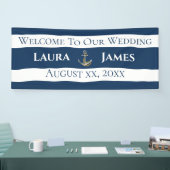 航海のいかり披露宴 横断幕 (トレードショー)