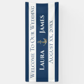 航海のいかり披露宴 横断幕 (縦)