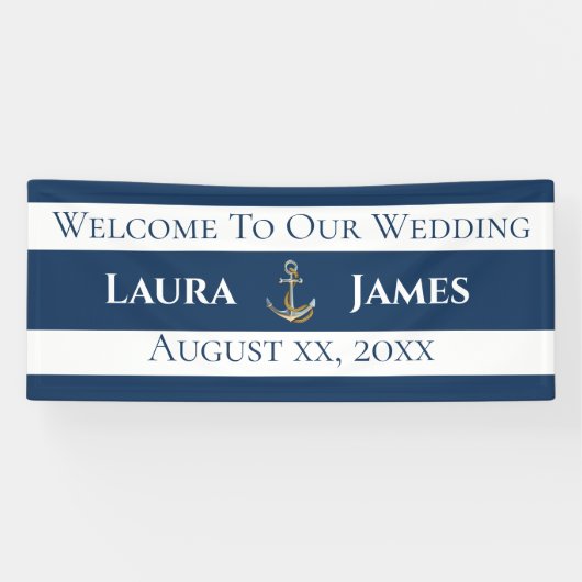 航海のいかり披露宴 横断幕 (横)