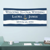 航海のいかり披露宴 横断幕 (トレードショー)