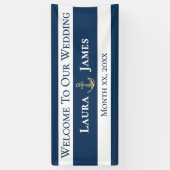 航海のいかり披露宴 横断幕 (縦)