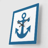 航海のいかり時計 スクエア壁時計 (傾斜)
