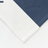 航海のいかり月次マイルストーンブランケット フリースブランケット (角)