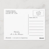 航海のいかり枠ヴィンテージ紙ありがとう ポストカード (裏面)