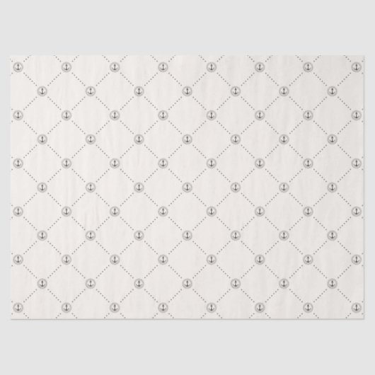 航海のいかり柄ギフト包装 薄葉紙 (正面)