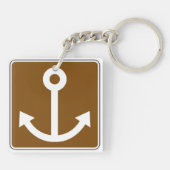 航海のいかり標識 キーホルダー (裏面)