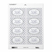 航海のいかり模様パール2H水ラベル ラベル (フルシート)