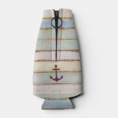 航海のいかり歓迎の船素朴名 ボトルクーラー (裏面)