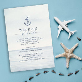 航海のいかり水カラー海詳細 エンクロージャーカード