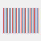 航海のいかり水玉模様ストライプ ラッピングペーパーシート (正面2)