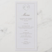 航海のいかり沿岸ロープクレストフォーマル結婚ズ メニュー (正面)