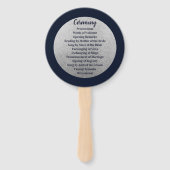 航海のいかり番組ファン ハンドファン (裏面)