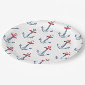 航海のいかり紙プレート ペーパープレート (アングル)