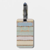 航海のいかり素朴ウッドファミリ名 ラゲッジタグ (裏面縦)