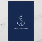 航海のいかり結婚の助言Navy (裏面)