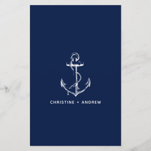 航海のいかり結婚の助言Navy (裏面)