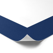 航海のいかり結婚の歓迎サイン ポスター (角)