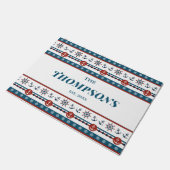 航海のいかり結婚アニバーサリーギフトアイディア ドアマット (アングル)