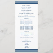 航海のいかり結婚式 プログラム (裏面)