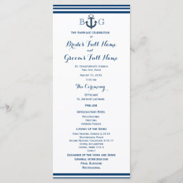 航海のいかり結婚式 プログラム