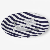 航海のいかり結婚誕生日プレート ペーパープレート (アングル)