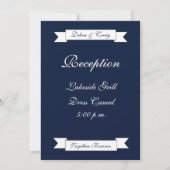 航海のいかり結婚、s 招待状 (裏面)