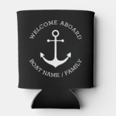 航海のいかり船カスタム名ウェルカムクアボード 缶クーラー (裏面)