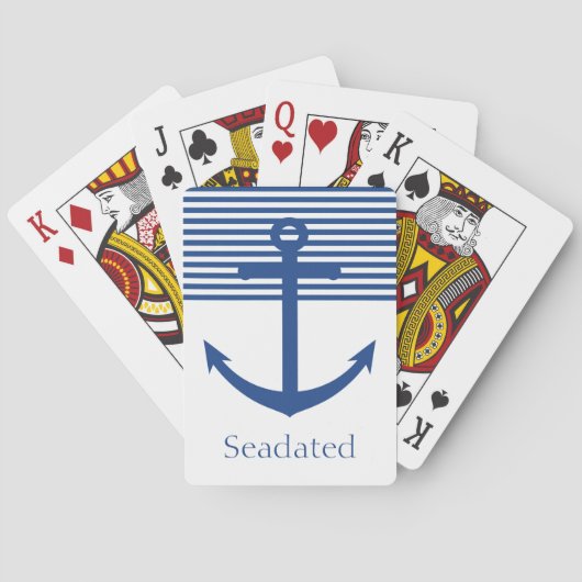 航海のいかり遊クラシックトランプ トランプ (裏面)