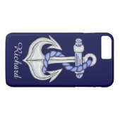 航海のいかり青 Case-Mate iPhoneケース (裏面(横))