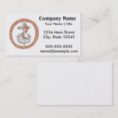 航海のいかり1名刺 名刺 (正面/裏面)