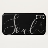 航海のいかり+グレーSOUL型 | Case-Mate iPhoneケース (裏面(横))